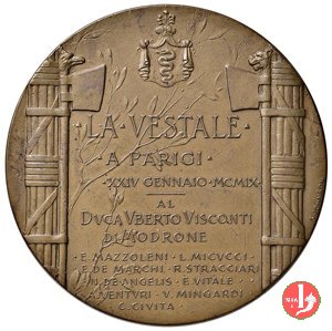 La Vestale a Parigi 24-01-1909 1909