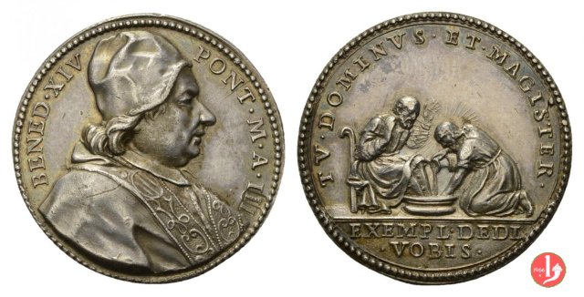 Lavanda dei piedi A. III -P15 1743 (Roma)
