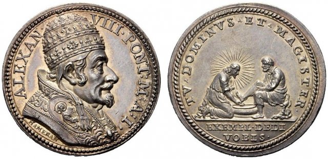 Lavanda dei piedi - A . I -M264 1690 (Roma)