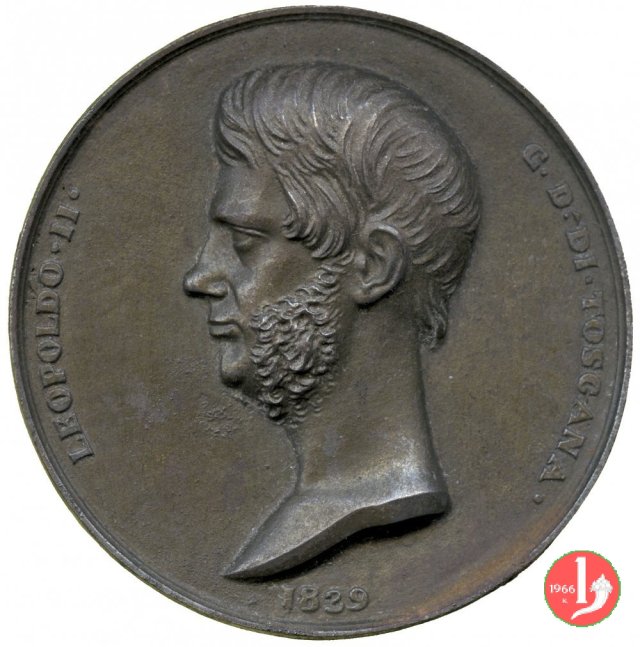 Leopoldo II - Uniface 1829 1829