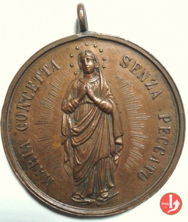 L'immacolata 39mm -Mo469-470 1878