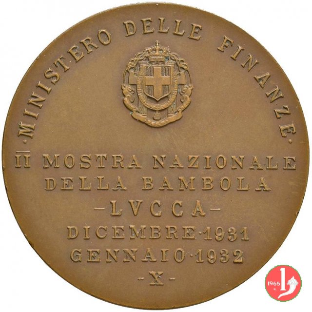 Lucca - Mostra Nazionale della Bambola 1931 -C- 1931 (Roma)
