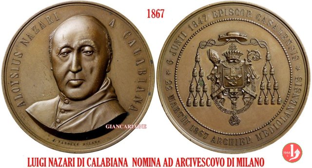 Luigi Nazari di Calabiana 1867 1867