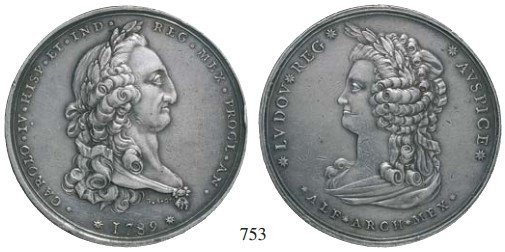 Maria Luisa di Borbone-Parma e Carlo IV 1789 1789