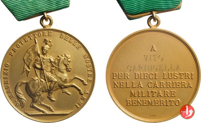 Medaglia Mauriziana pel Merito Militare X lustri 1839