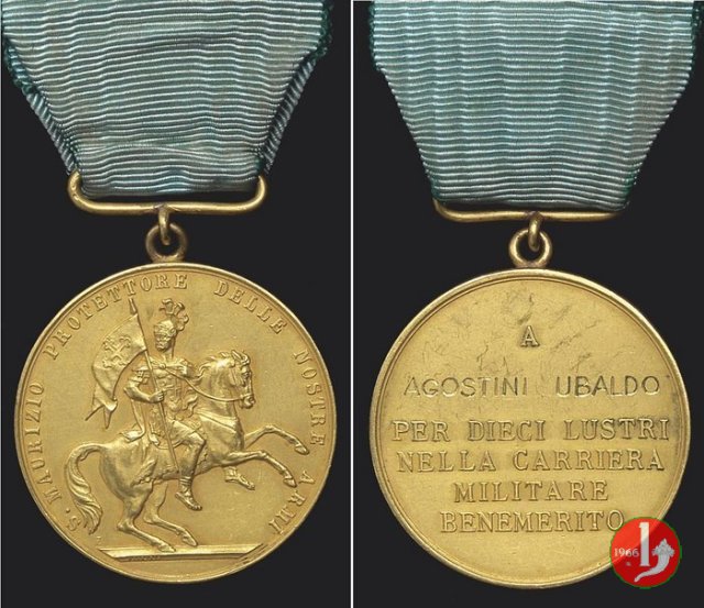 Medaglia Mauriziana pel Merito Militare X lustri 1839