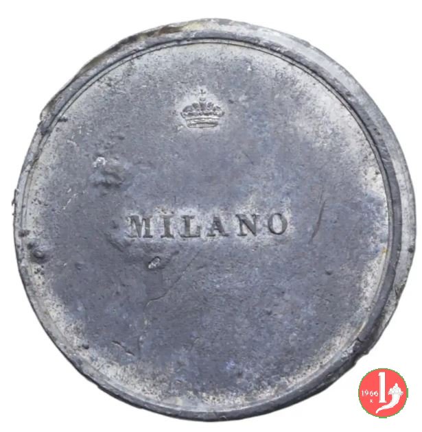 Medaglia di prova 1838 (Milano)