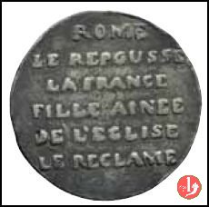 Medaglia satirica Francese -B5 1848