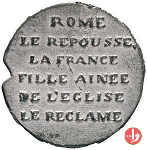 Medaglia satirica Francese -B5 1848