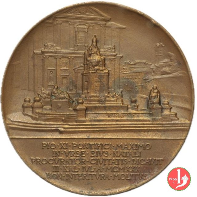 Monumento a Pio XI a Desio -CM212 1930