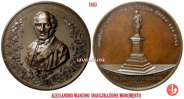 Monumento ad Alessandro Manzoni 1883 1883