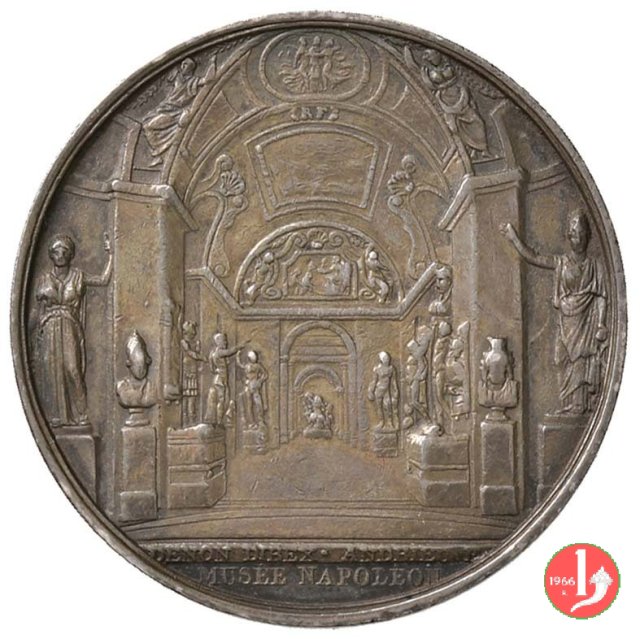 Museo Napoleone - Sale del Lacoonte e di Apollo -B374 1804 (Parigi)