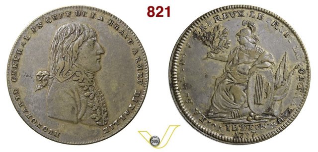 Napoleone Comandante Armata d'Italia 1797 -H833 1797