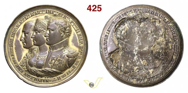 Napoleone, Maria Liusa e Francesco I 1810 -B992 1810