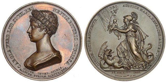 Nascita del Duca di Bordeaux 1820 -R121 1820