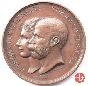 Nozze Tommaso di Savoia e Isabella di Baviera 1883