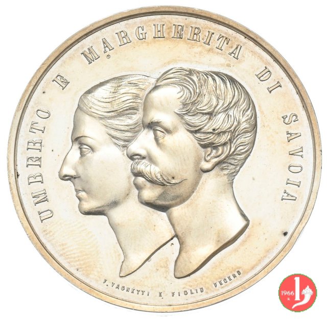 Nozze con Margherita -Auspicio 1868