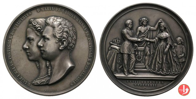 Nozze di Maria Pia e Luigi I del Portogallo 1862 (Torino)