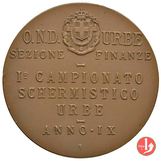 OND - Roma - I Campionato Schermistico -C- 1931 (Roma)