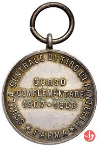 Parma - Scuola di Tiro Fanteria 1907-1908 1907 (Roma)