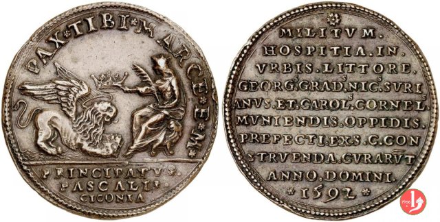 Pasquale Cicogna 1592 -V685 1592 (Venezia)