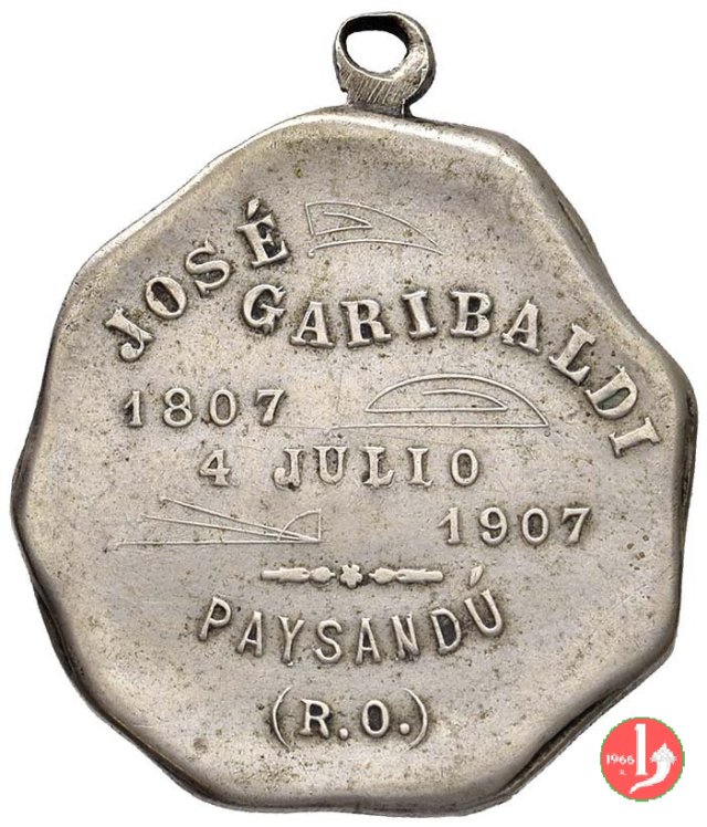 Paysandú - 100° Giuseppe Garibaldi 1907 1907