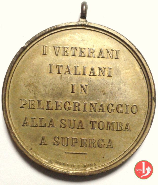 Pellegrinaggio alla tomba di Carlo Alberto 1884