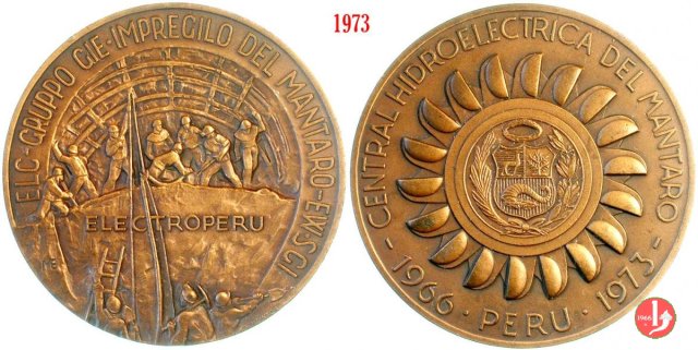 Perú - Centrale Idroelettrica e Diga del Mantaro 1973 1973