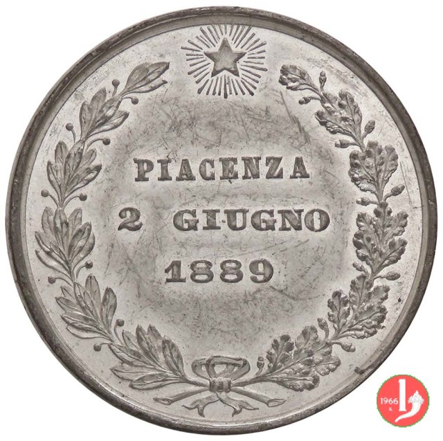 Piacenza Monumento a Garibaldi 1889 -Sa170 1889