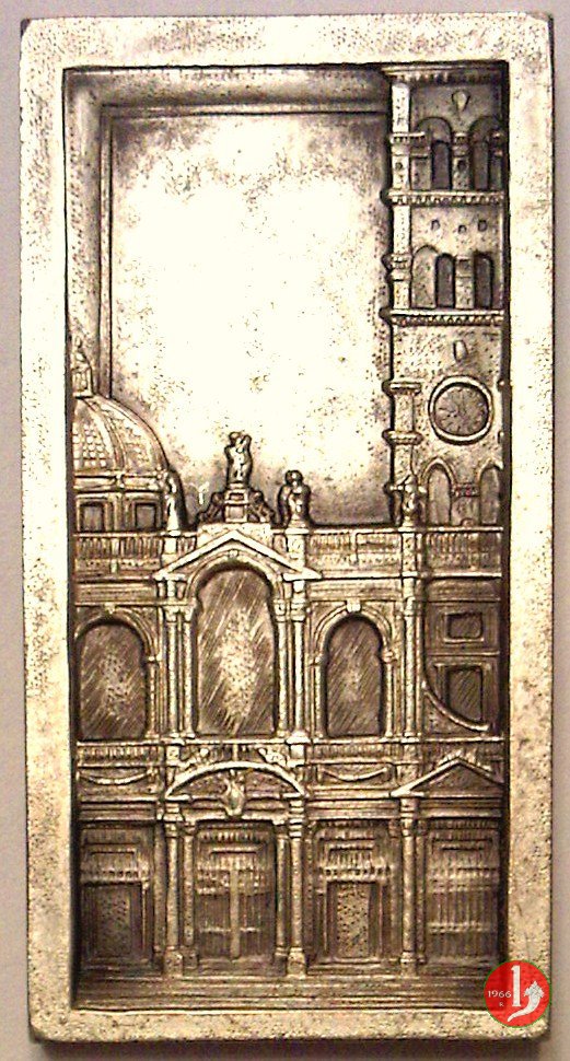 Placchetta Basilica S. Maria M. - Anno Santo 1975