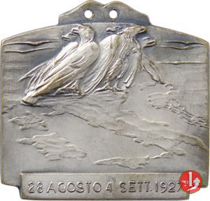 Placchetta Congr. Alpini Cadore 1927