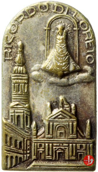 Placchetta Ricordo di Loreto 1950