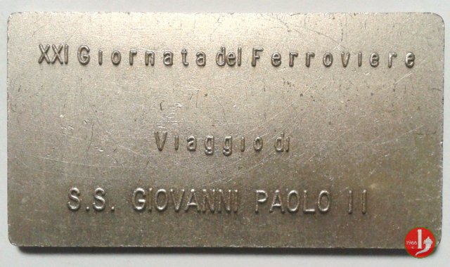 Placchetta XXI Gionata del Ferroviere 08-11-1979 1979