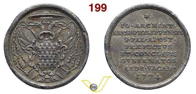 Prefetto e Governatore Mons. Archinto -Bo75 1774 (Roma) Prefetto e Governatore Mons. Archinto -Bo75 1774 (Roma)