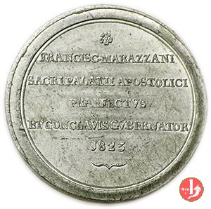 Prefetto e Governatore Mons. Marazzani I -Bo81 1823 (Roma)