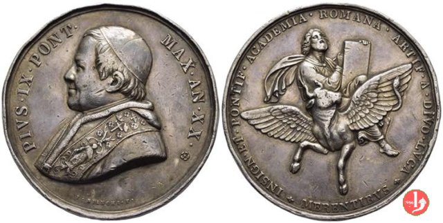 Premio Accademia di S. Luca -B5 1865 (Roma)