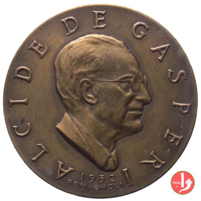 Premio Carlo Magno Europa - De Gasperi 1952 1952