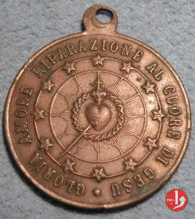 Premio Guardia d'onore al Sacro Cuore -Mo456-457 1878