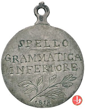 Premio Scolastico del Collegio di Spello -Be135 1818