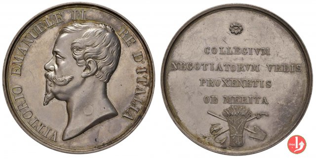 Premio a Giudici Tribunale Commercio 1870 (Torino)