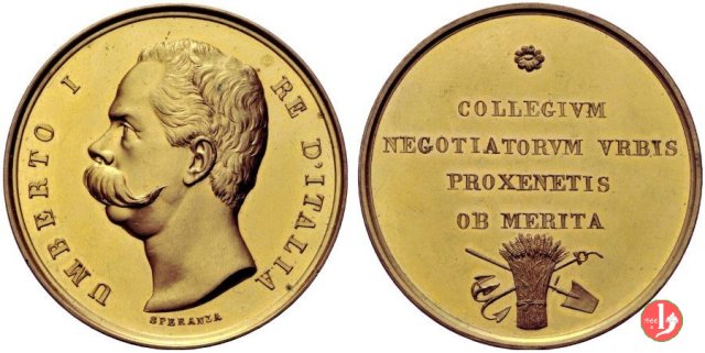 Premio ai Sensali del Listino di Commercio 1880 (Roma)