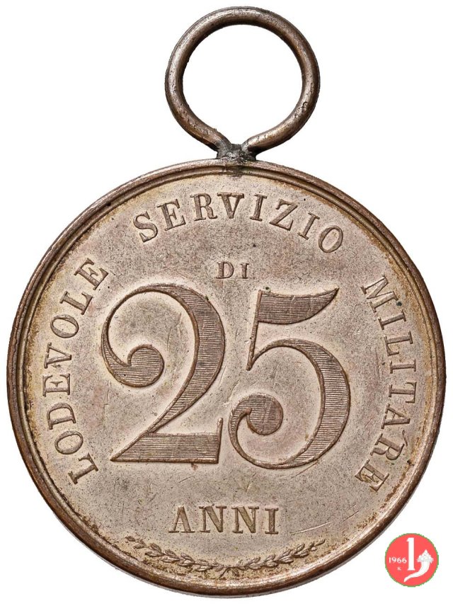 Premio per 25 Anni di Servizio Militare -181 1834