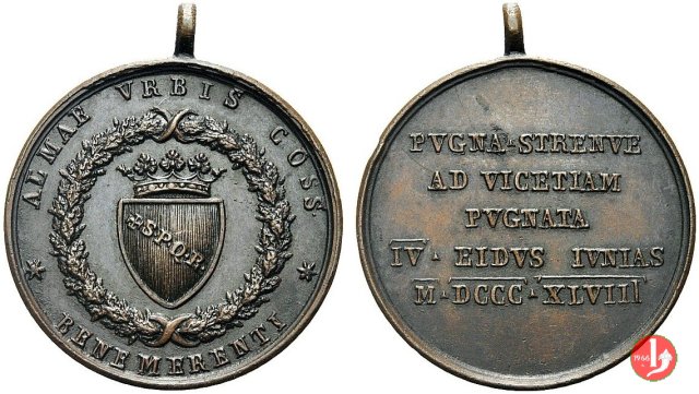 Premio per la difesa di Vicenza -B41 1848