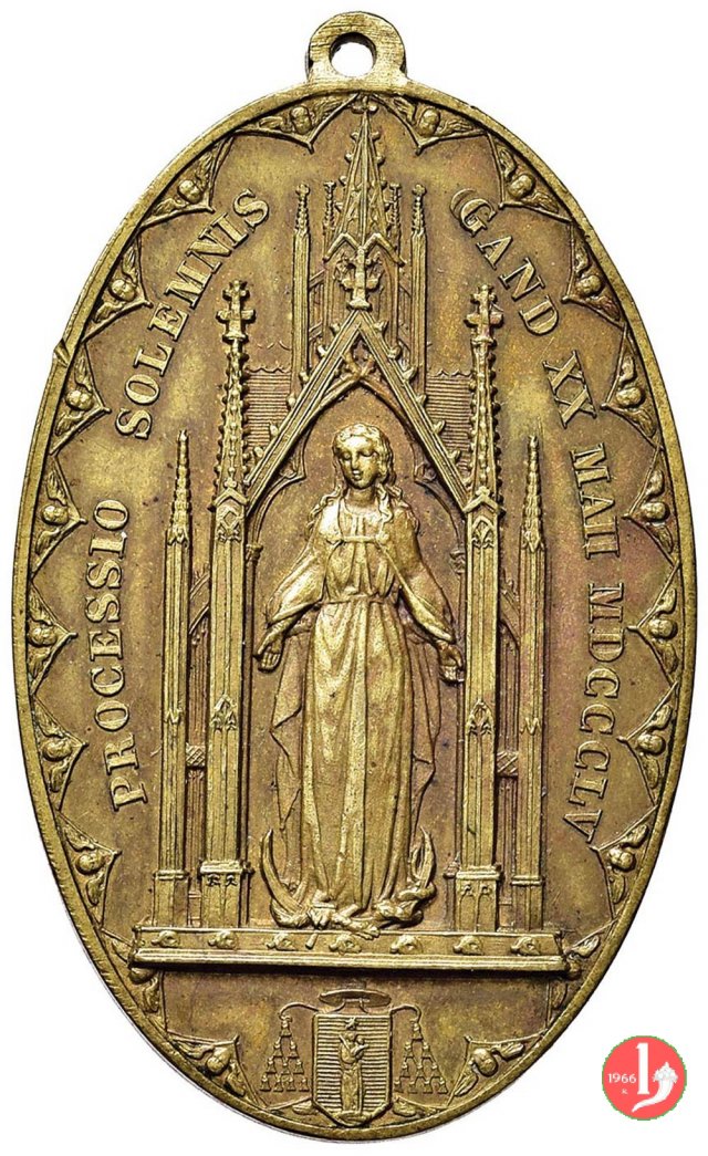 Processione a Gand per Dogma -B32 1854