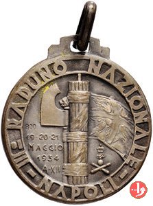 Raduno Nazionale Artiglieri Napoli -C95 1934