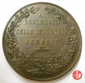 Reggio Emilia - Benemeriti Industrie Agrarie 1870