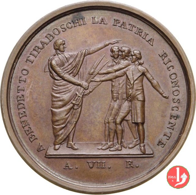 Rep. Cisalpina - Benedetto Tiraboschi 1799 1799