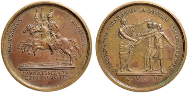 Rep. Cisalpina - Benedetto Tiraboschi 1799 1799