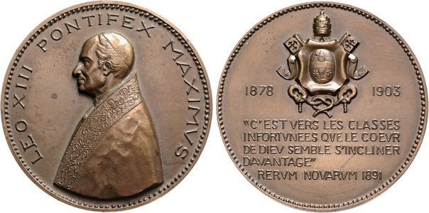 7- Ricordo del Pontificato 68mm -Mo554 1903 (Parigi)