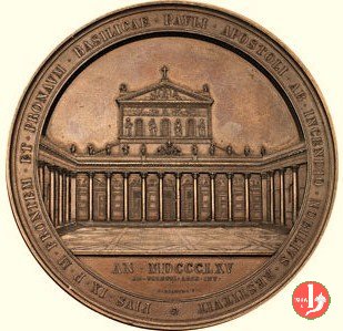 Ricostruzione Basilica S. Paolo MM -B6 1865 (Roma)